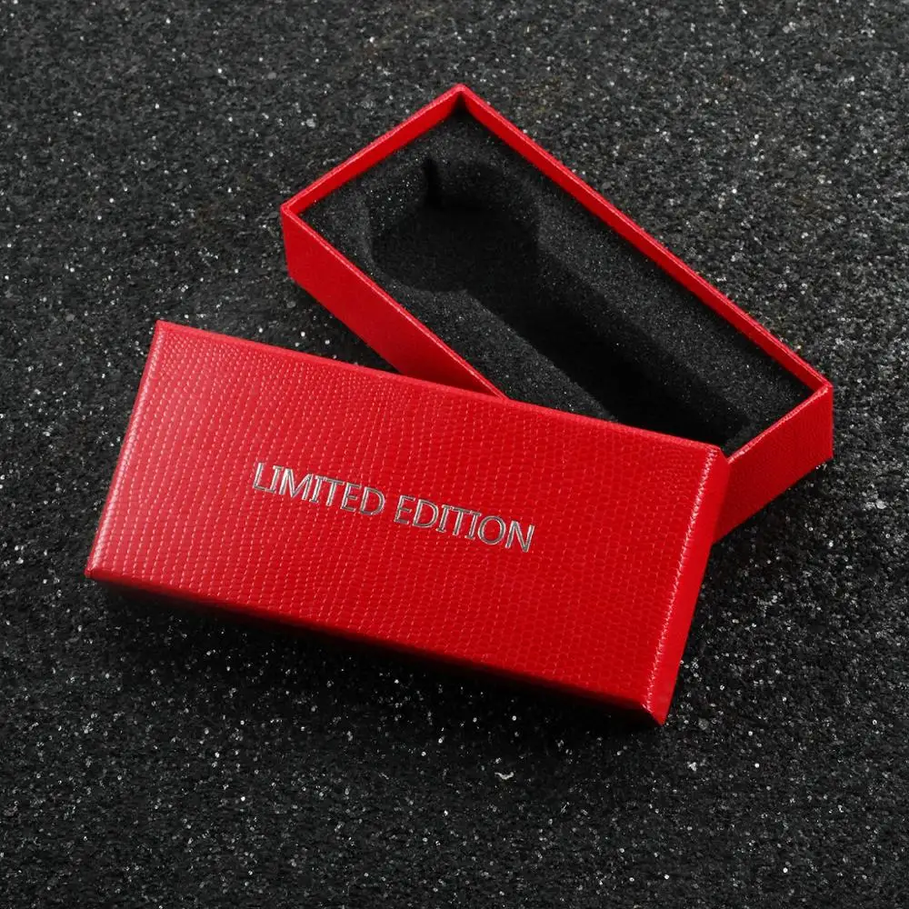 

Red/Black Watch Box Paper Case Men Women Watches Luxury Brand Packing Gift Box Customized Box for VIP dropshipping wholesale