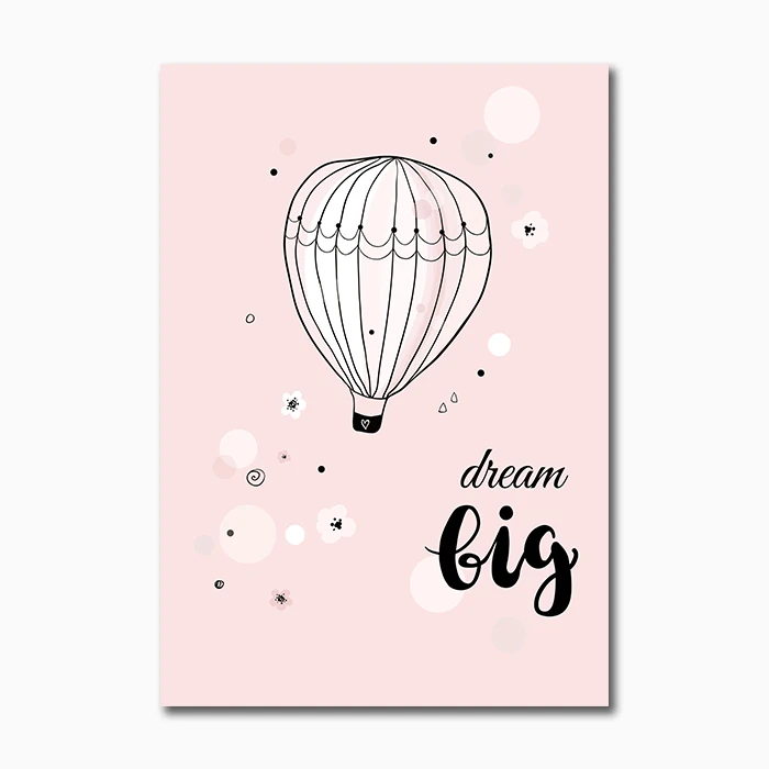 Pink-Cartoon-Girl-Canvas-Poster-Birds-Nursery-Wall-Art-Painting-Nordic-Posters-And-Prints-Wall-Pictures (6)