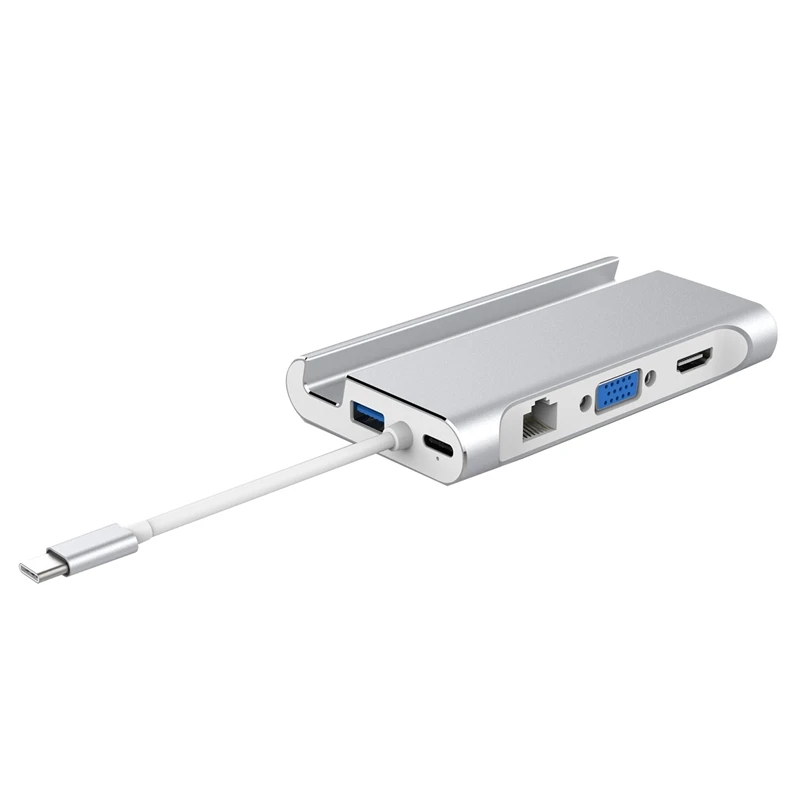 Док станция для ноутбука USB 3 0 HDMI VGA RJ45 PD|Сетевые концентраторы| |