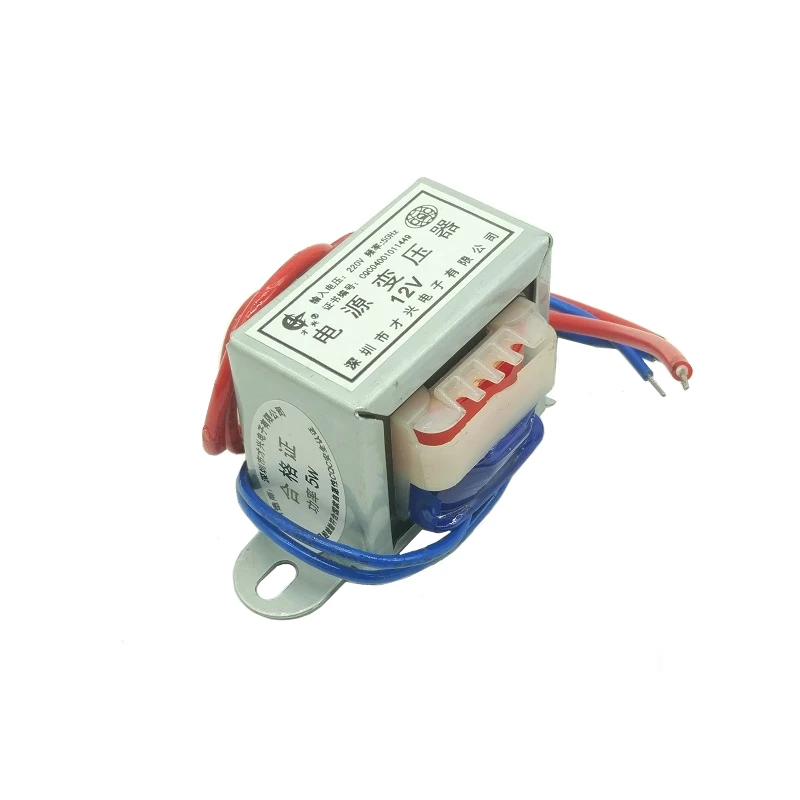 Único Duplo Núcleo de Ferrite ac Transformador de Alimentação Entrada 5w 380v 220v a 6v ac 9v 12v 15v 18v 24v 36v 48v