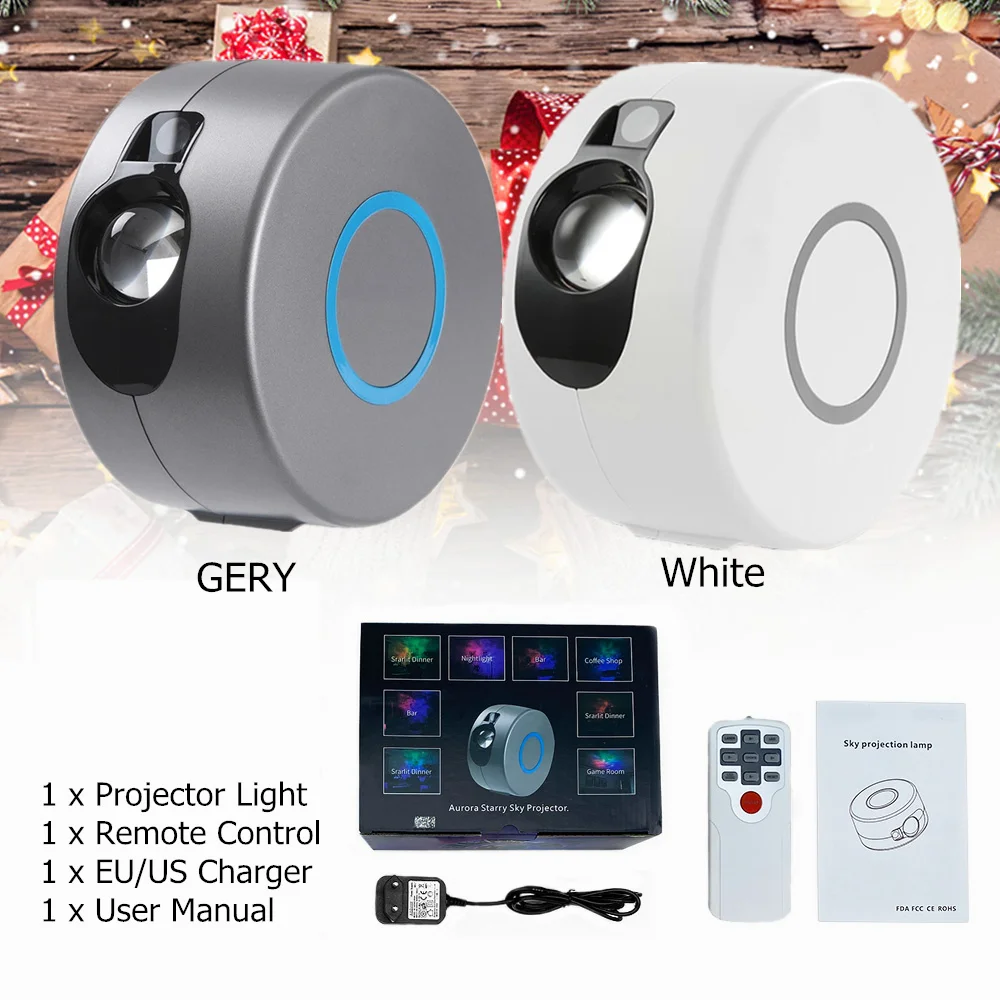 Star Projector Galaxy Lamp Space Light Galaxy Projector Starry Laser Planetary Projector Bedroom Decor Novelty Lighting