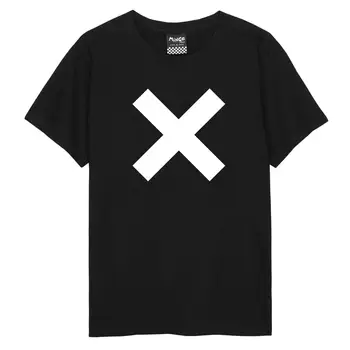 

CROSS LOGO T SHIRT TEE WOMENS RETRO TOP NEW SWAG FUNNY X BLACK Print T-Shirt Women Hipster Harajuku O-Neck Stylish Top Tee