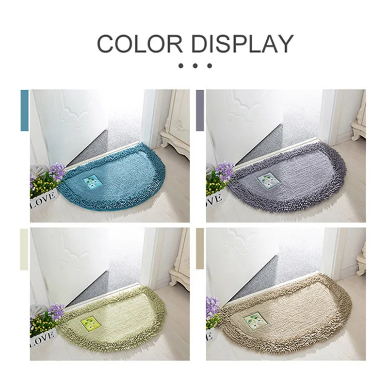 Bathroom Carpet Bathroom Non Slip Carpet Water Absorption Polyester Carpet Living Room Kitchen Toilet Floormat Home Doormat