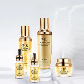

A Set Of Essence Gold Hyaluronic Acid Skin Care Natural Repair 24k Gold Cosmetics Serum Skin Hydration Face Care Essence