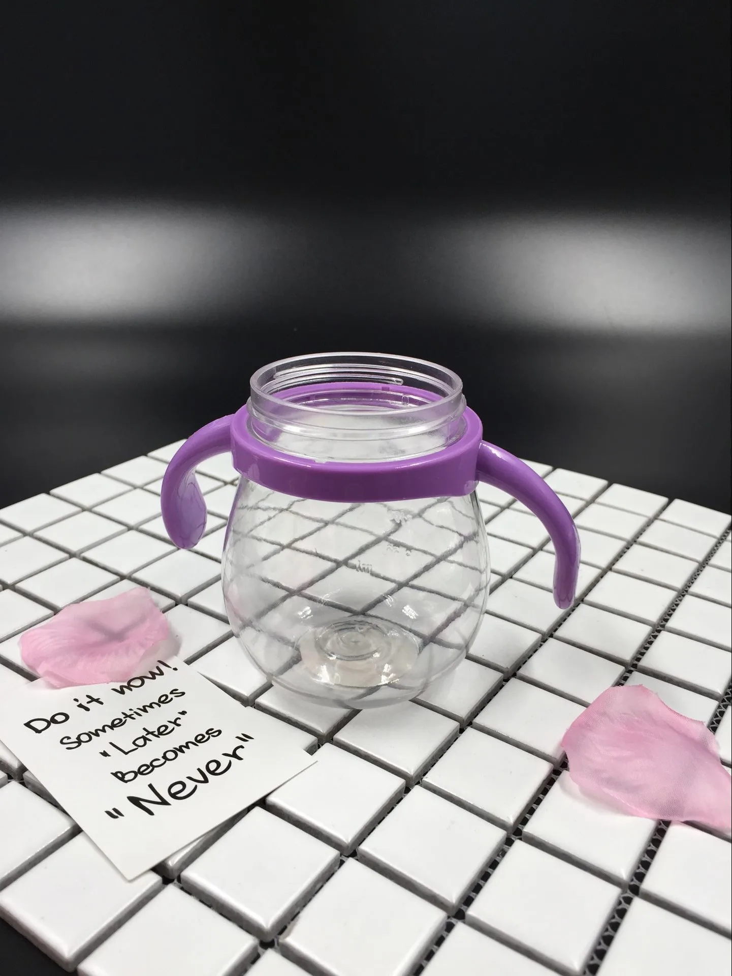 New Style Children Cup with Straw Baby Glass 300 Ml Handle Infant Leak-Proof Sippy Cup Kids Drink Water Suspender Strap