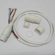 Водонепроницаемый POE LAN кабель для CCTV Крышка для ip-камеры модуль с атмосферным разъемом RJ45, одиночный светодиодный статус