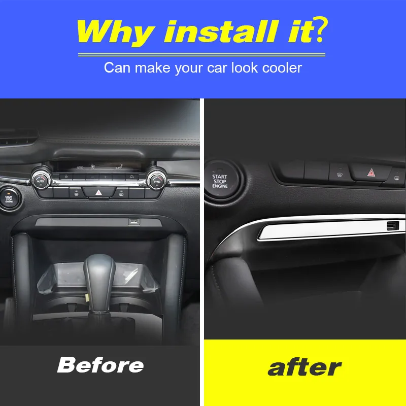 Hivotd для мазда 3 Mazda 2019 2020 2021 Axela аксессуары центральной консоли USB украшения