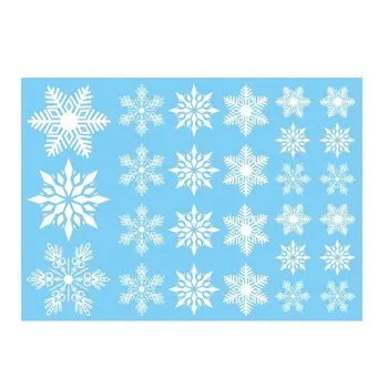 

Christmas Snowflake Decoration Removable Glass Stickers Shopping Mall Window Decoration Glass Stickers