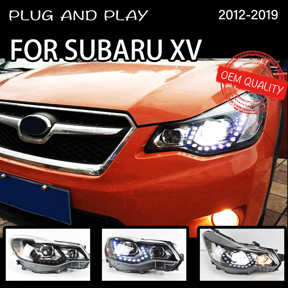 

Headlight For SUBARU XV 2011-2016 Car LED DRL Hella 5 Xenon Lens Hid H7 SUBARU XV Car Accessories