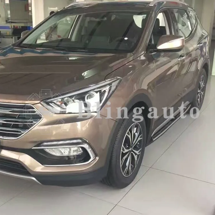 Подходит для hyundai Santa Fe sport 2013- 2 шт. Левая Правая Беговая доска боковые ступени nerf бар Автомобильная педаль боковая лестница