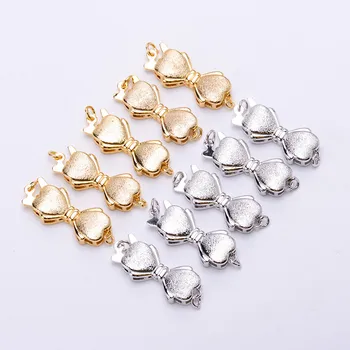 

10pcs Clasps For Jewelry Making Fastening Accessories 925 silver plating Cubic Zirconia Clasps For DIY Necklace Bracelet Clasp