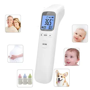 

Baby Infrared Non Contact LCD Digital Forehead Thermometer Temperature Tester Celsius Fahrenheit can be converted, convenient.