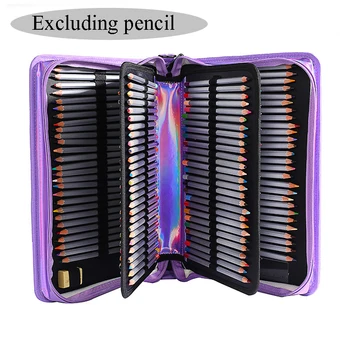 

160 Holes Multifunctional Large Capacity Folding Pencil Case Pencil Storage Carrying Bag Portable Tools Organizer