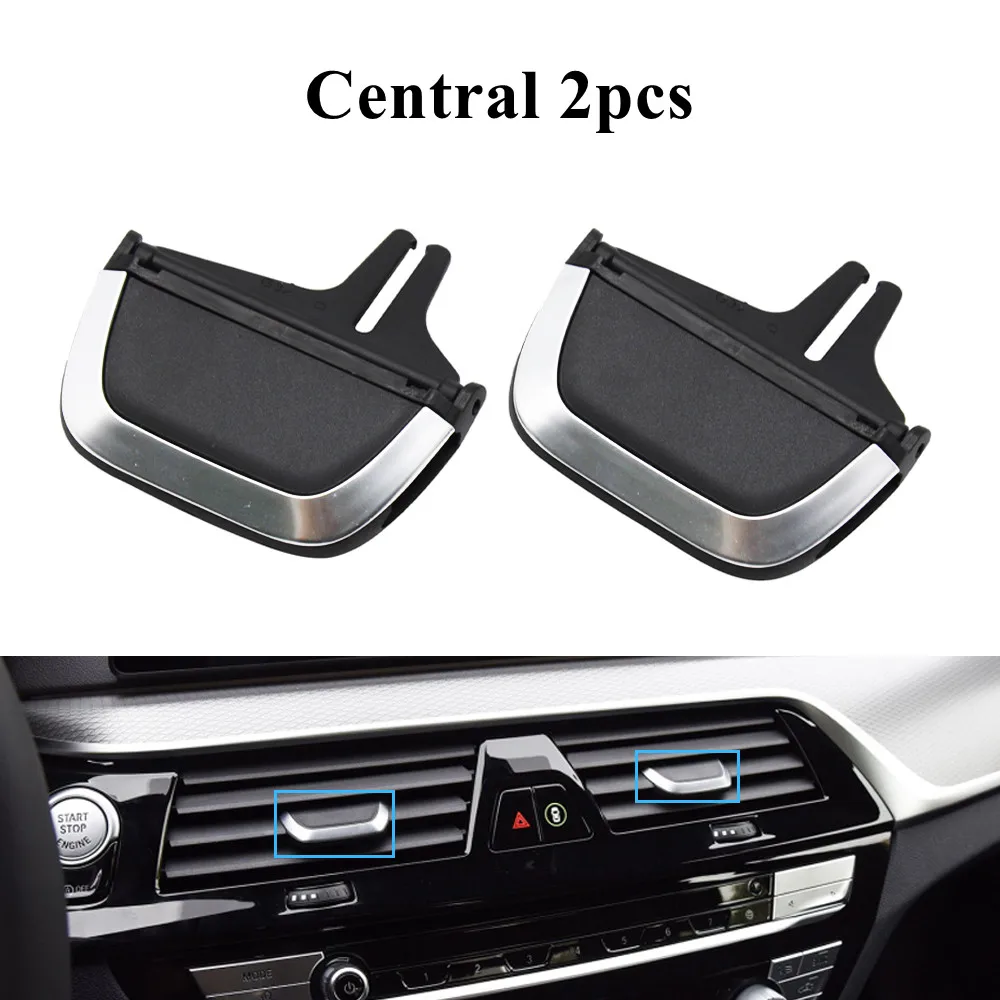 전면 후면 에어컨 AC 벤트 그릴 탭 슬라이더 클립 수리 키트 BMW 5 6GT 시리즈 G30 G31 G38 G32 520d 525i 530i 540i