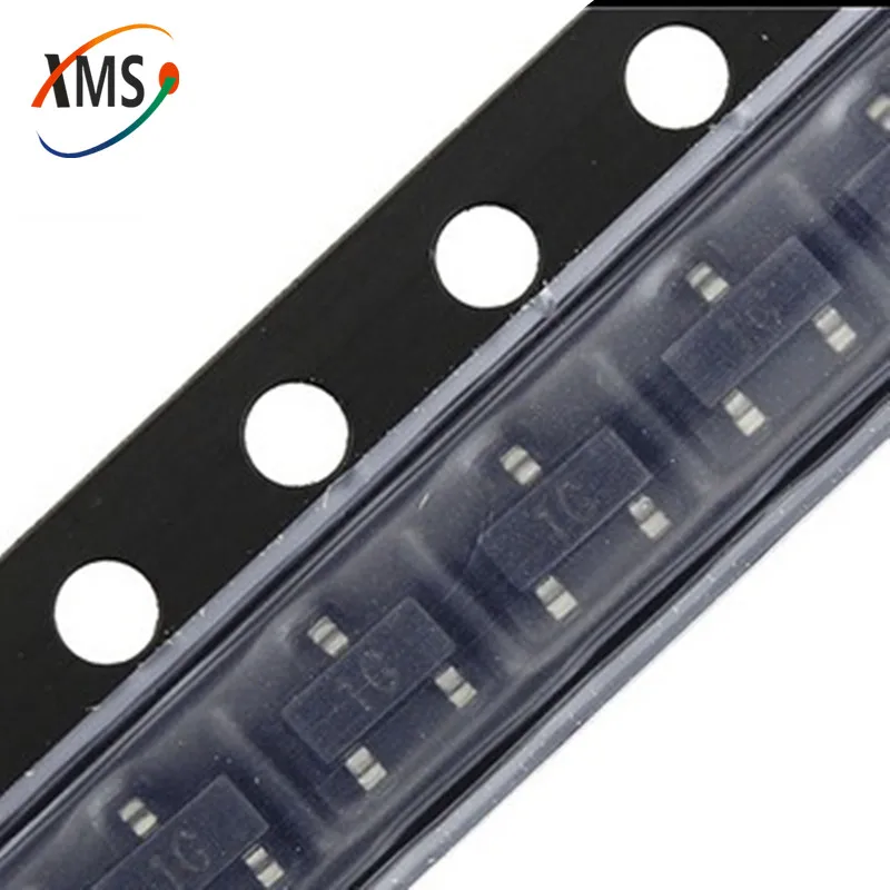 100 шт. BC847C SOT23 BC847 847C SOT SMD SOT-23 1G новый транзистор | Электронные компоненты и
