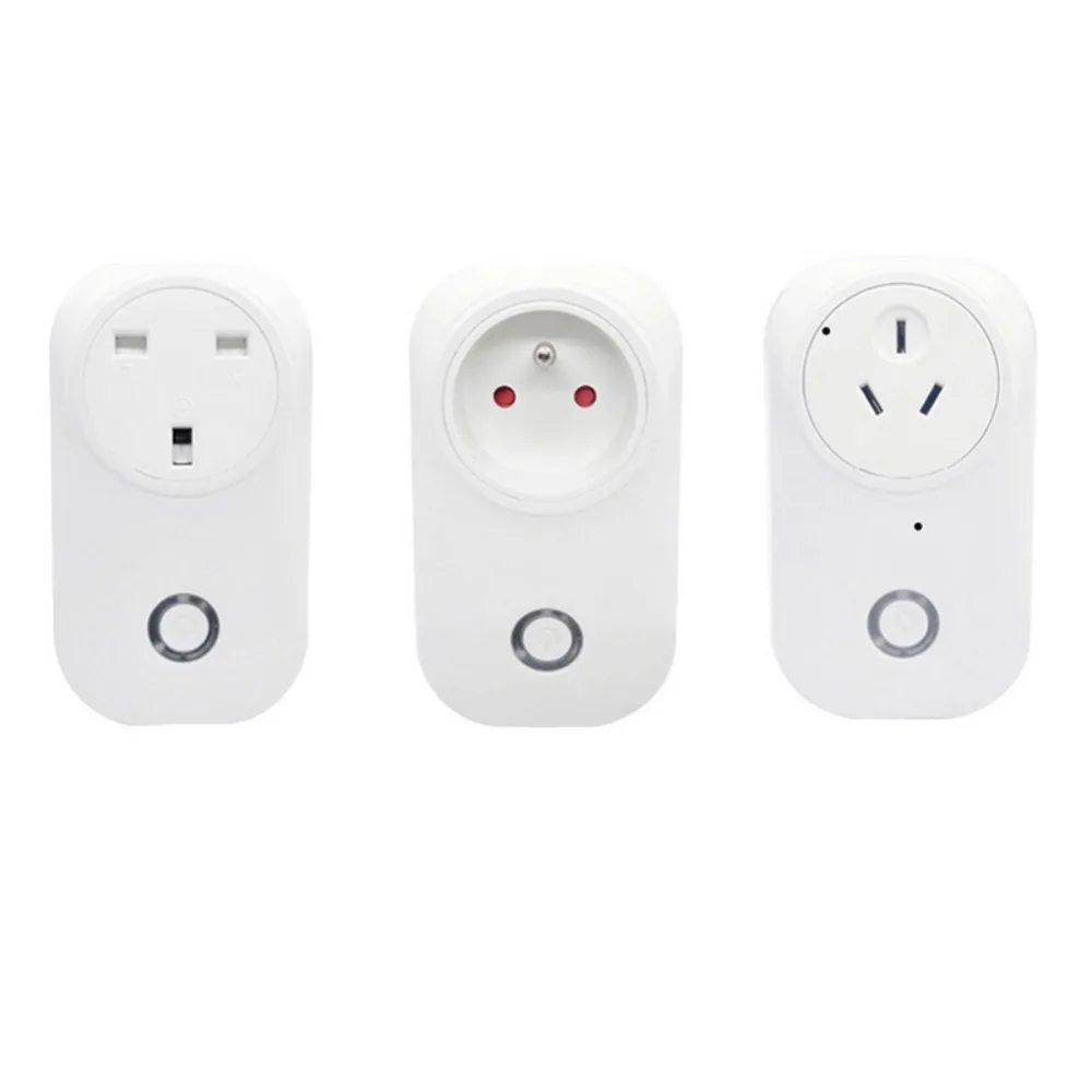 WiFi Smart Plug бытовая техника приложение для мобильного телефона/Голосовое управление интеллектуальная розетка синхронизации совместима с ТВ/вентилятором/лампой/динамиком