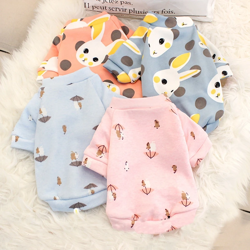 

Cute Print Small Dogs Hoodie Coat Winter Warm Pet Clothes for Chihuahua Shih Tzu Sweatshirt Puppy Pullover Dogs Pets Clothing