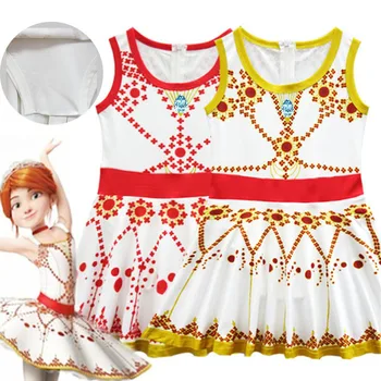 

Angel Love Ballet Sleeveless Girls Dress Fashion Christmas Party Costumes Kids Princess Dresses With Safety Pants Clothing C2654