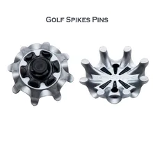 14 шт./компл. обувные насадки с шипами для гольфа средний с/не отверстие быстрая спираль Гольф обуви замена ногтей Обувные Гвозди спортивная обувь аксессуары