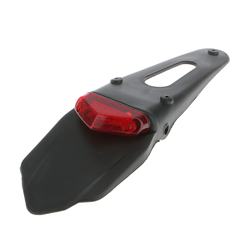 1 Pcs Universal LED Rear Fender Brake Tail Light Taillight Stop Lamp with Red Lens for Motorcycle Mini Dirt Bike Motorbike | Автомобили и