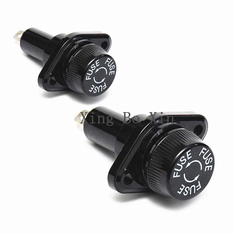 

Free Shipping 10PCS Fuse SCI R3-18 R3-41 Panel Mount Chassis Fuse Holder For 10x38mm Glass Fuses 30A 600V