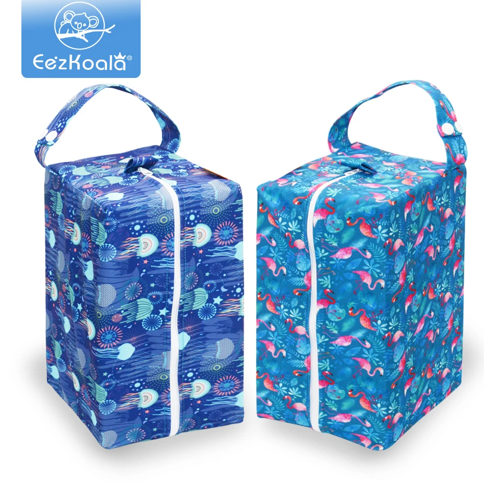 Sale Diaper-Pod-Bag Baby Eezkoala Washable-Cloth High-Capacity 2pcs oo3KMVZd3e6