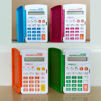 

NOYOKERE Candy Color Office Mini Scientific Calculator School Student Function Calculator Multifunctional Clock Calculator