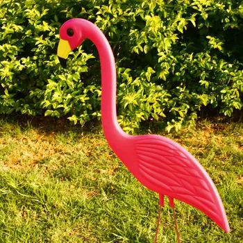 

Flamingo Lawn Decoration Plastic Artificial Arts Garden Ornaments Wedding Beautiful Figurines Balcony Ornament Yard