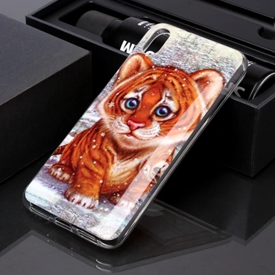 H Чехол для телефона для Xiao mi Red mi 7A K20 Pro Note 7 милый кот Тигр Единорог волк Мягкий ТПУ чехол для Xiaomi mi CC9 CC9e A3 Lite 9T Pro - Цвет: H