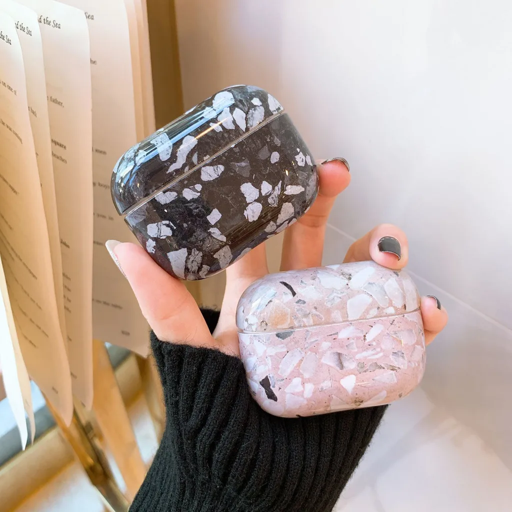 Ouhaobin аксессуары для наушников чехол для Airpod pro Чехол протектор мраморный PC чехол для наушников для Air Pods Pro 3 1209#2
