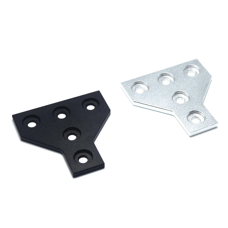 GIULY T Shape 5 Hole Joining Plate for 3D Printer V- slot 2020 Aluminum Profile