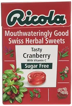 

Ricola Cranberry Sugar Free Swiss Herb Drops 45 g Parent