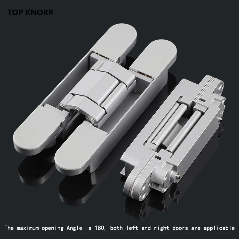 TOPKONRR Hinged Door Hinged Furniture Fittings Hidden Wooden Door Folding Adjustable Hidden Form Bearing Capacity Of40 80Kg Door Hinges