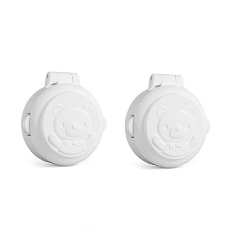 Lovely Bear Child Safety Locks Washing Machine Button Covers Baby Proofing Latch for Toilet Trash Cans | Мать и ребенок