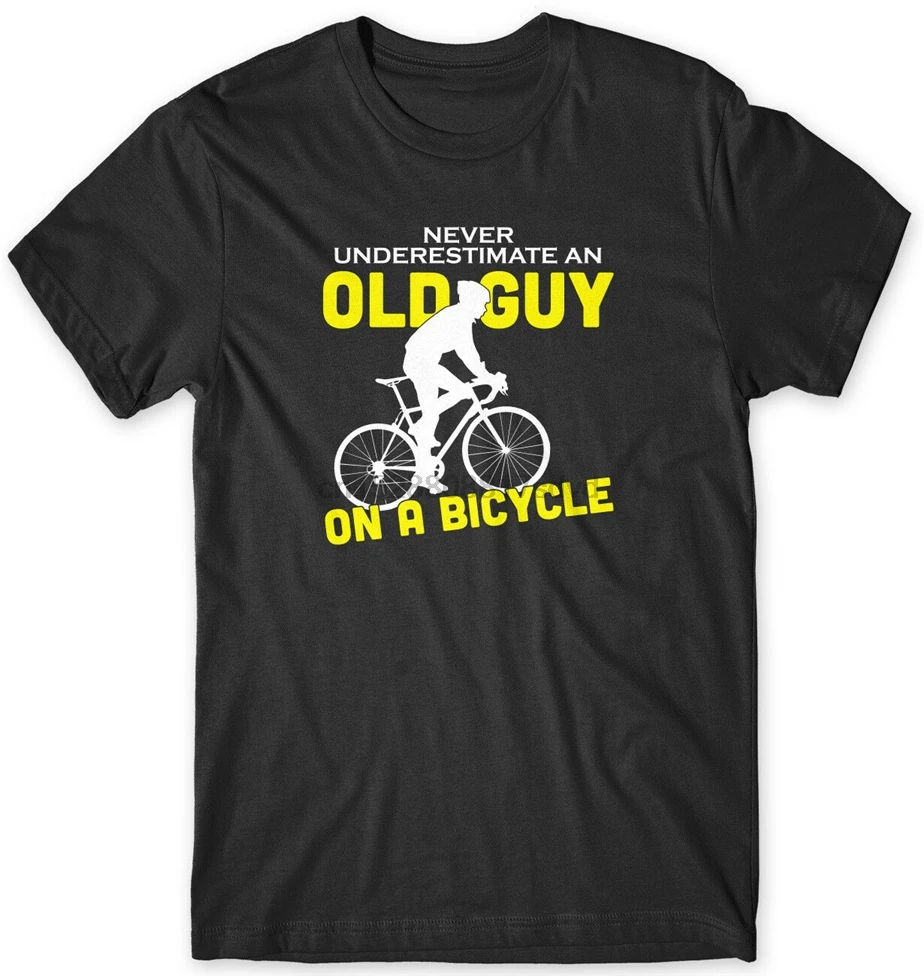 Смешная Мужская футболка унисекс со старым человеком на велосипеде новая модная