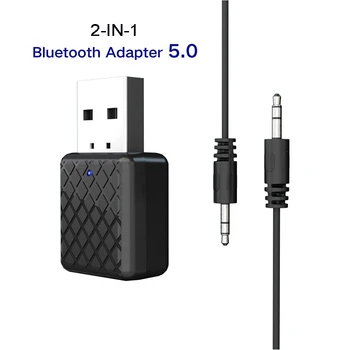 

Bluetooth 5.0 Audio Receiver Transmitter Wireless Adapter Universal 3.5mm Stereo Bluetooth AUX RCA USB Kit For Headphone Speaker