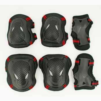 

HOT 6pcs/set Skating Protective Gear Set Elbow pads Bicycle Skateboard Ice Skate Roller Knee Protector For Adult Kids Gift