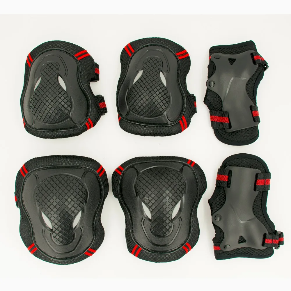 HOT 6pcs/set Skating Protective Gear Set Elbow pads Bicycle Skateboard Ice Skate Roller Knee Protector For Adult Kids Gift HOT 6pcs/set Skating Protective Gear Set Elbow pads Bicycle Skateboard Ice Skate Roller Knee Protector For Adult Kids Gift