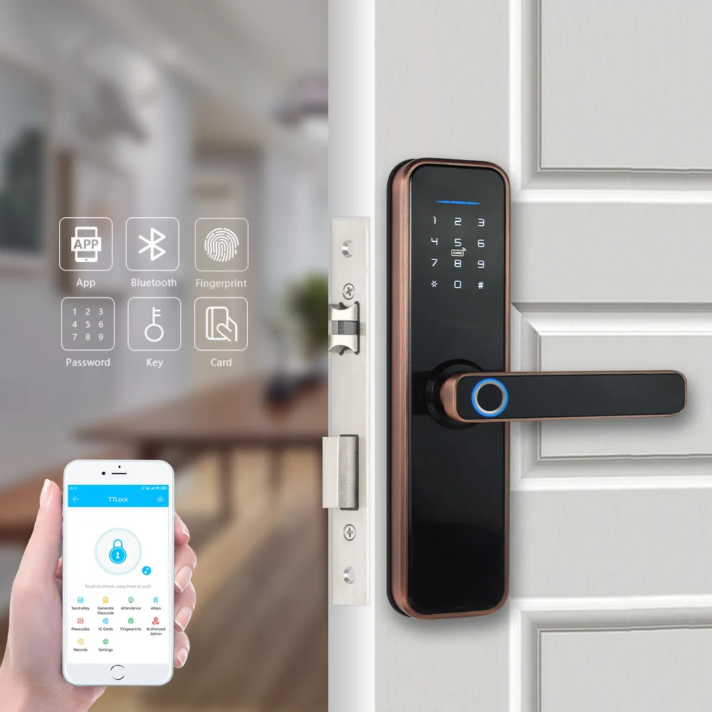 FREECAN Wi Fi электронный умный дверной замок с приложением TTLock биометрический