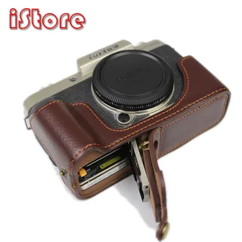 

Leather Half set case For fujifilm x-t200 fuji XT200 Camera Base Fuselage protection Shell