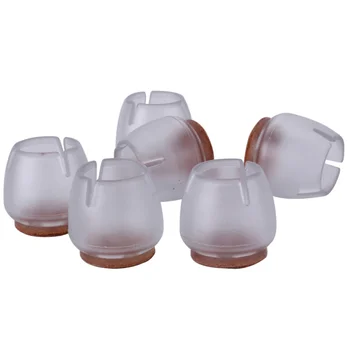 

16pcs Chair Leg Caps Furniture Table Covers Socks Floor Protectors Non-Slip Cups Home Decor Accessories