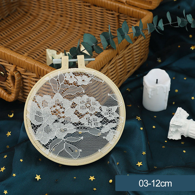 Style Embroidery Frame Shooting Backdrop Props For Earring Jewelry Cosmetics Tambour Photography Fotografia Photo Background