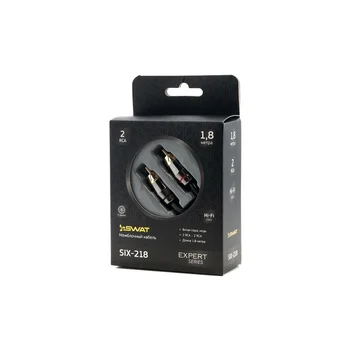 

Swat six-218 межблочный cable 2rca-2rca, 1.8 meters, twisted pair, 3 screen, copper
