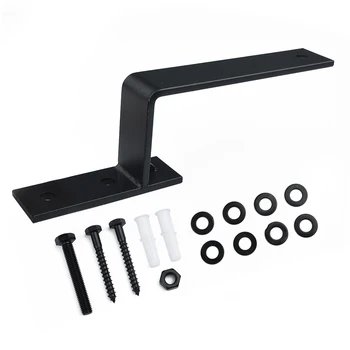 

2-Track Big Carbon Steel Wheel Hanger Sliding Barn Door Bracket Hardware Parts