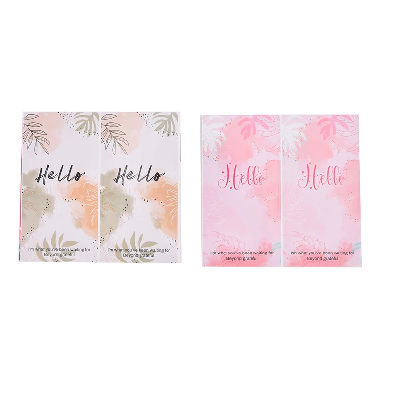 50Pcs/Pack &quothello i'm what you've been waiting for&quot Flower Sticker Seal Label for Small Business gift Decor Thank You |