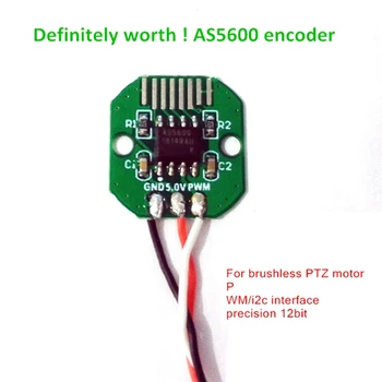 

5Pcs AS5600 Absolute Value Encoder PWM/I2C Port Precision 12 Bit Brushless Gimbal Motor Encoder