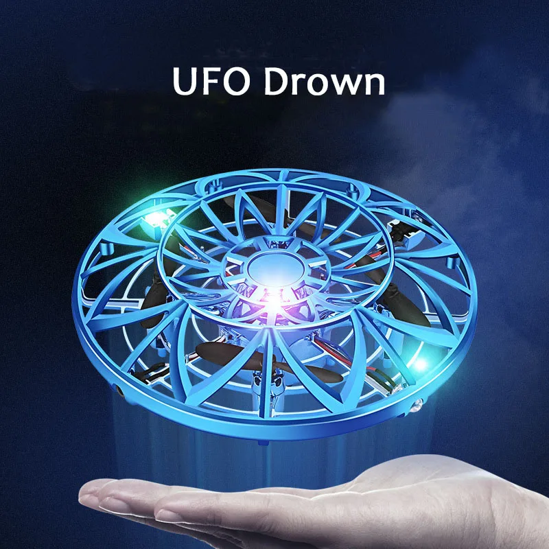 

RC UFO Anti-collision Fly Helicopter Magic Hand UFO Ball Aircraft Sensing Mini Induction Drone UFO toys Kids Electric Toy