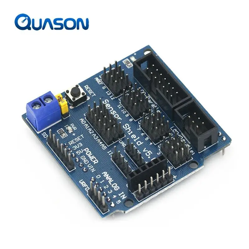 Sensor Shield V5.0 sensor de expansión tabla UNO MEGA R3 V5 para Arduino bloques de construcción electrónicos de piezas de robot ► Foto 3/6