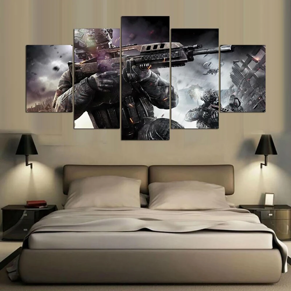

Japanese Anime Role 5 Pieces Wall Art Canvas Painting For Living Room Modern Picture Print Bedroom Modular Home Decoration Gift