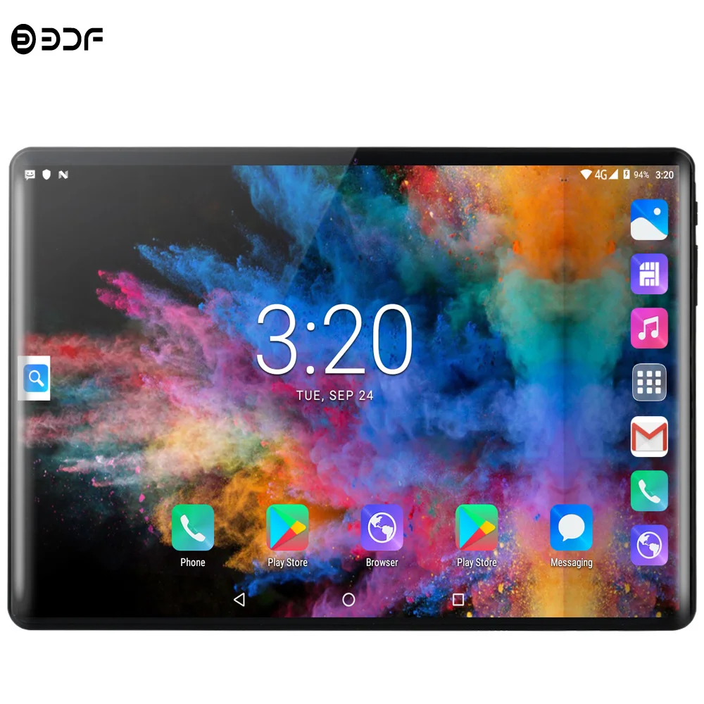 Günstige Android 9,0 Tablet Pc 10,1 Zoll 3g 4g LTE Mobile Sim Karte Anruf Android 9,0 Tablet Pc 8GB + 128GB zehn Core Tabletten Pc